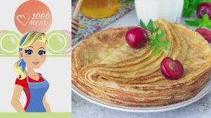 🥞 БЛИНЫ "3 СТАКАНА" — тонкие, нежные, без весов!