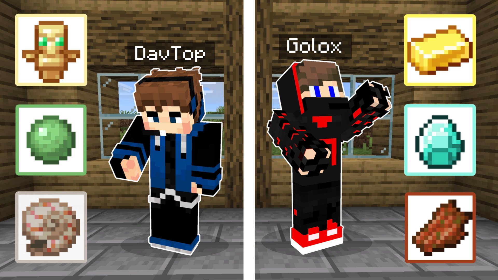 🤔УГАДАЙ ПРЕДМЕТ ЧЕЛЛЕНДЖ В МАЙНКРАФТ ПЕ ВМЕСТЕ С GOLOX!!! смотреть онлайн