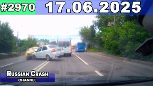 ДТП. Подборка на видеорегистратор за 17.06.2025 Июнь 2025