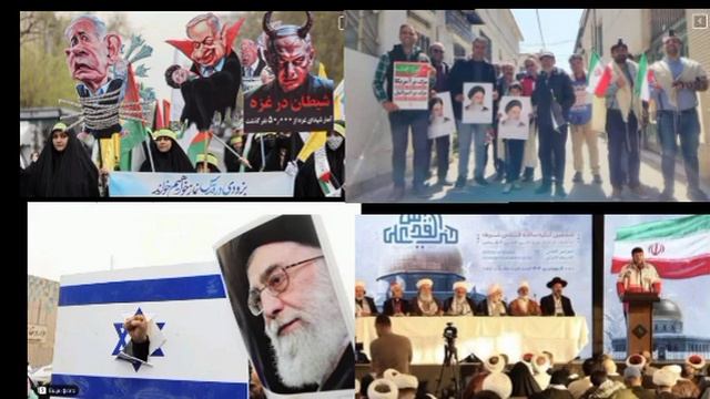 ⚡☝️Иранские евреи вышли на марш против Израиля и поддержали Иран в последнюю пятницу Рамадана.