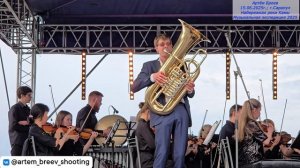 Фёдор Шагов (туба) - Румынский танец №2 (Сарапул; 15.06.2025)