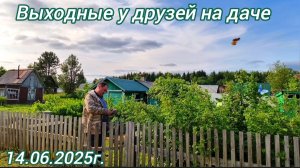 Выходные провели у друзей на даче