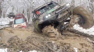 ТАКОГО МЫ НЕ ОЖТДАЛИ! ОФФРОУД МОНСТР и ЛЮТЫЙ СУБАРУ кто проедет эту лужу на бездорожье?