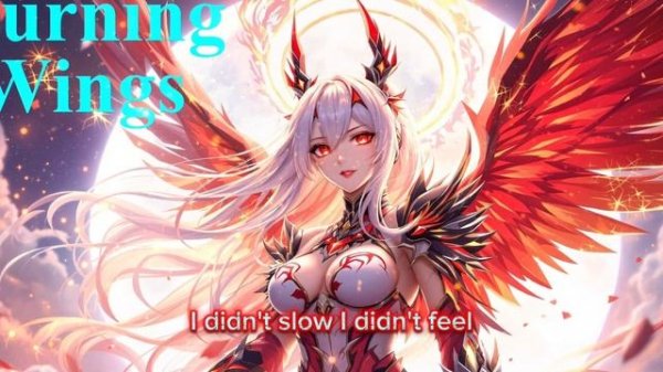 Nightcore - Burning Wings - (Lyrics)