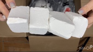 Распаковка мела. 10 кг пиленого ассорти от Анастасии.