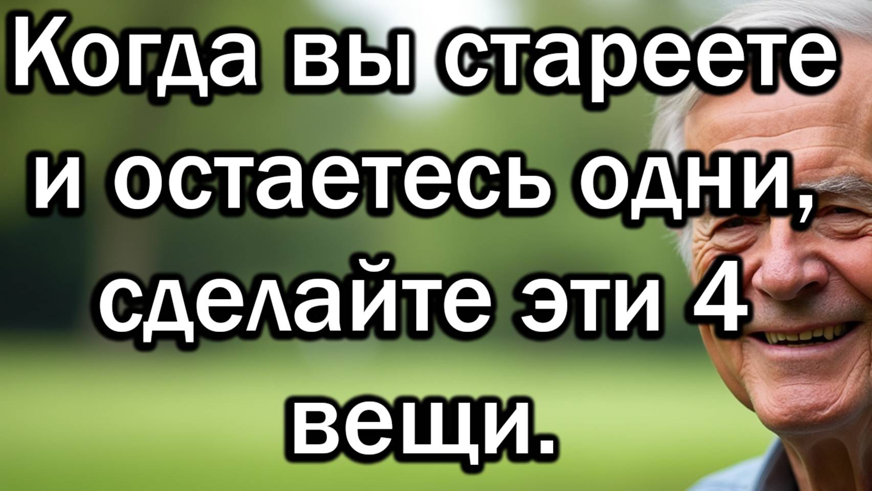 Когда вы стареете и остаетесь одни, делайте 4 вещи, чтобы сохранить здоровье и радость жизни. смотреть онлайн