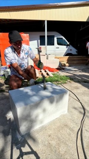 Склеенные блоки.