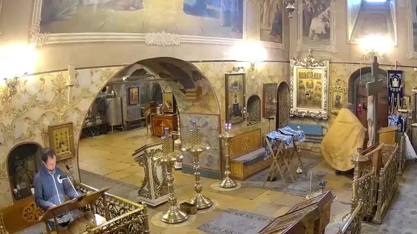 Молебен с акафистом Порт-Артурской иконе Божией Матери. Храм Успения в Путинках. смотреть онлайн