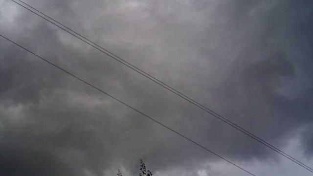 Несколько минут ... и небо закрыли тучи, намечая дождь!