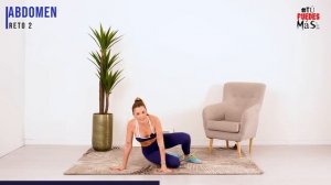 RETO de ABDOMINALES para tener un Vientre PLANO   Núm. 2   12 Minutos