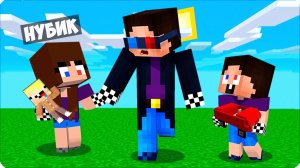 👧 Я СТАЛА СЕСТРОЙ ШЕДИ и ЗАТРОЛЛИЛА ЕГО в МАЙНКРАФТ! СЕМЬЯ ШЕДИМЕНОВ НУБИК