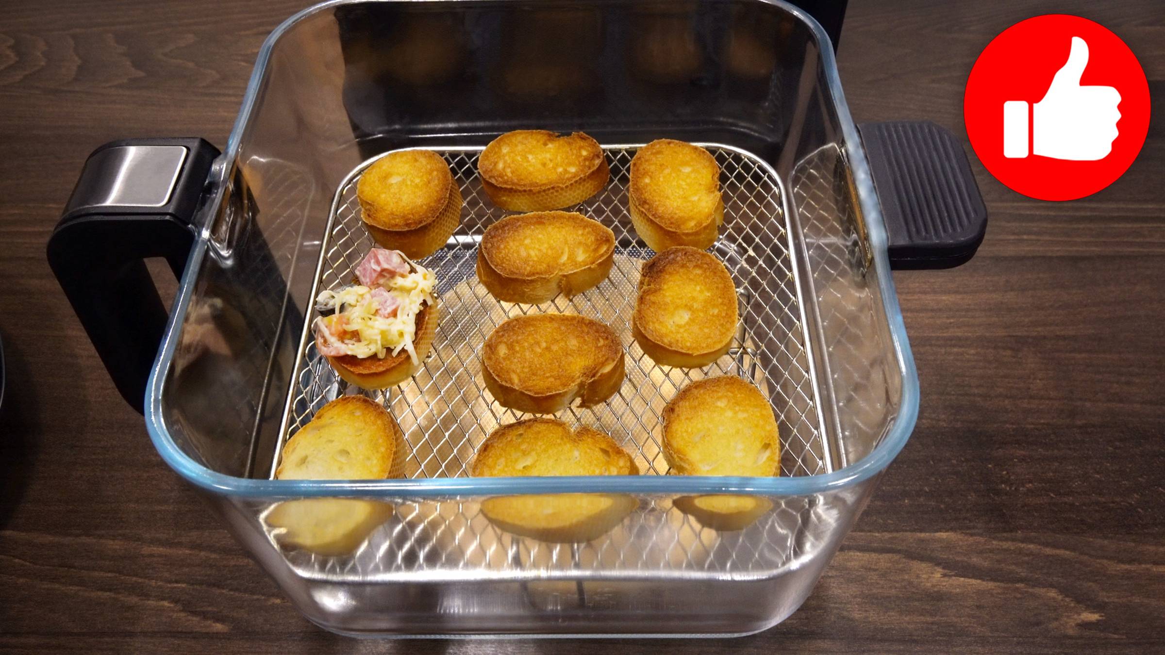 Самые Вкусные горячие бутерброды - брускетты! Яркие, Хрустящие. Лучшая Закуска - Завтрак в аэрогриле смотреть онлайн