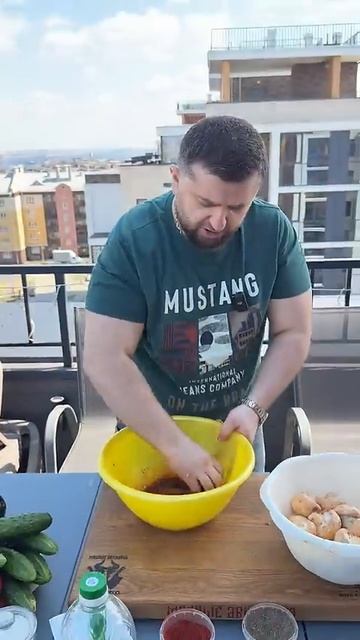 Лайфхак!как быстро вкусно мариновать грибы на шалык #мясныедвижения #еда #шашлык#грибы#рецепт