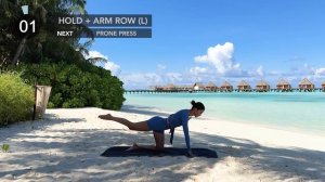 10 MIN GLOW UP PILATES WORKOUT   Slow & Controlled Exercises with Maldives View   Eylem Abaci