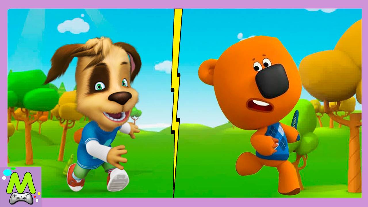 Ми-Ми-Мишки против Барбоскиных.Догонялки с Героями Мультфильмов.Кто Самый Ловкий смотреть онлайн