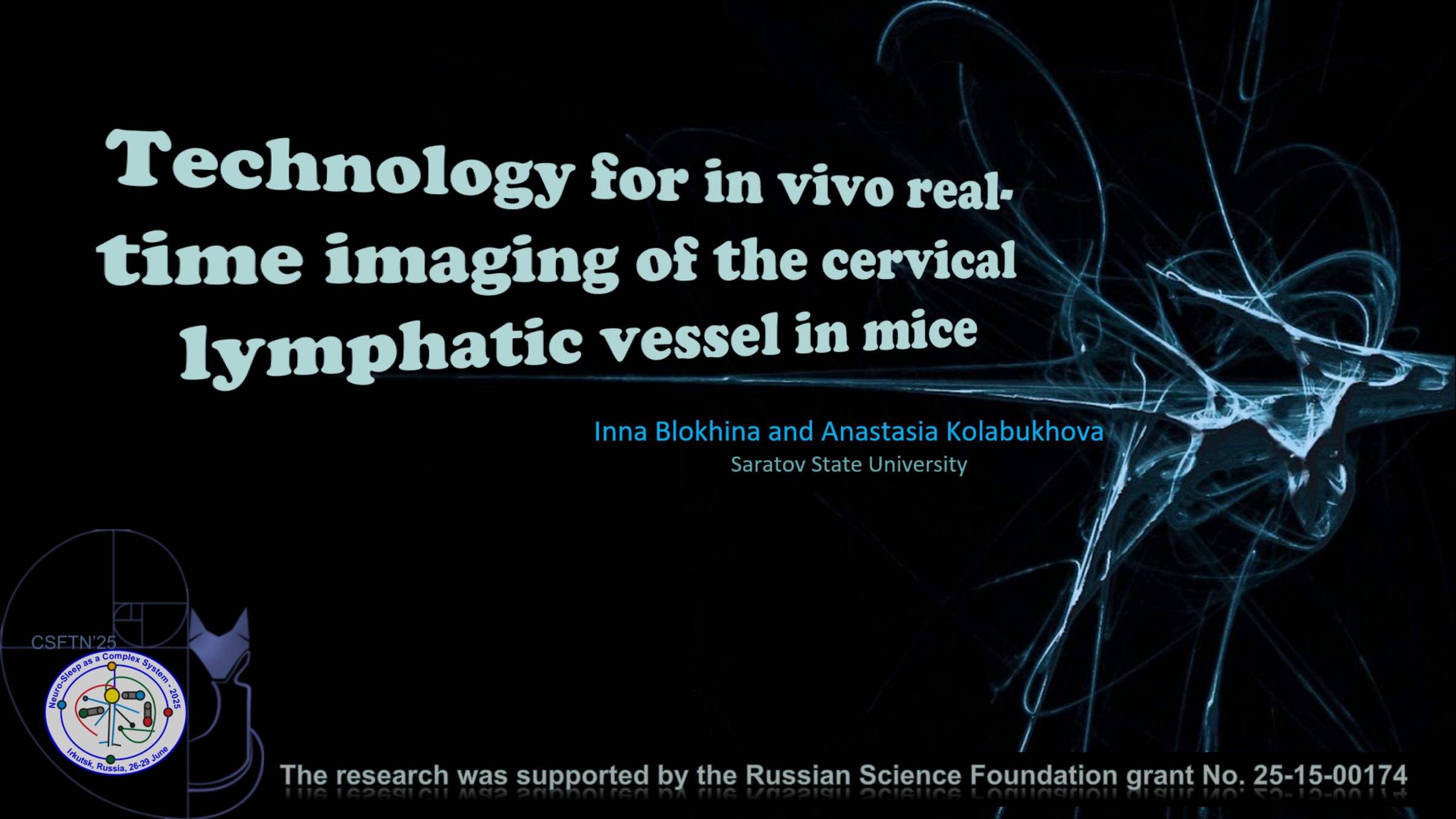 Technology for in vivo real-time imaging of the cervical lymphatic vessel in mice смотреть онлайн