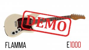 Электрогитара Flamma E1000 - демонстрация звучания