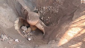 Строительство, конусная дробилка "Кобелко", загрузка руды