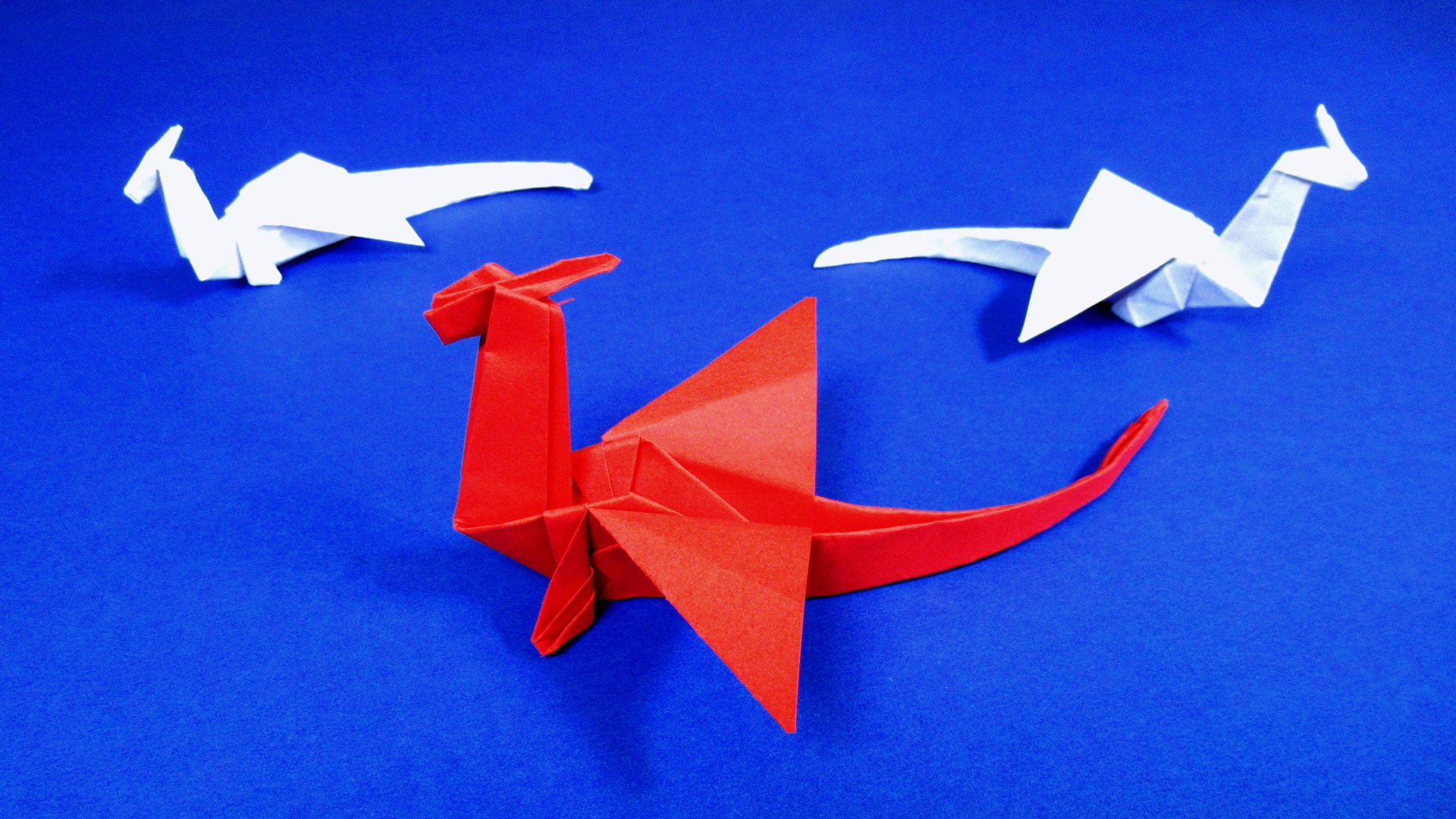 Как сделать дракона из бумаги. Оригами дракон из бум аги пошагов смотреть онлайн