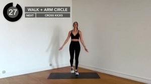 1000 STEPS WORKOUT   No Jumping Cardio To Burn Fat   Eylem Abaci