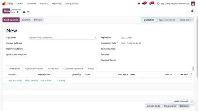 Выставление счета за доставку Клиенту в Odoo 17 смотреть онлайн