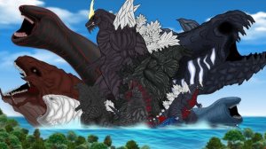 Годзиллы против морских монстров