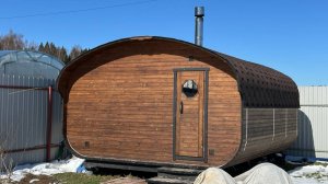 Баня-бочка 4х5 спустя 3 года. Честный отзыв о бане-бочке!
