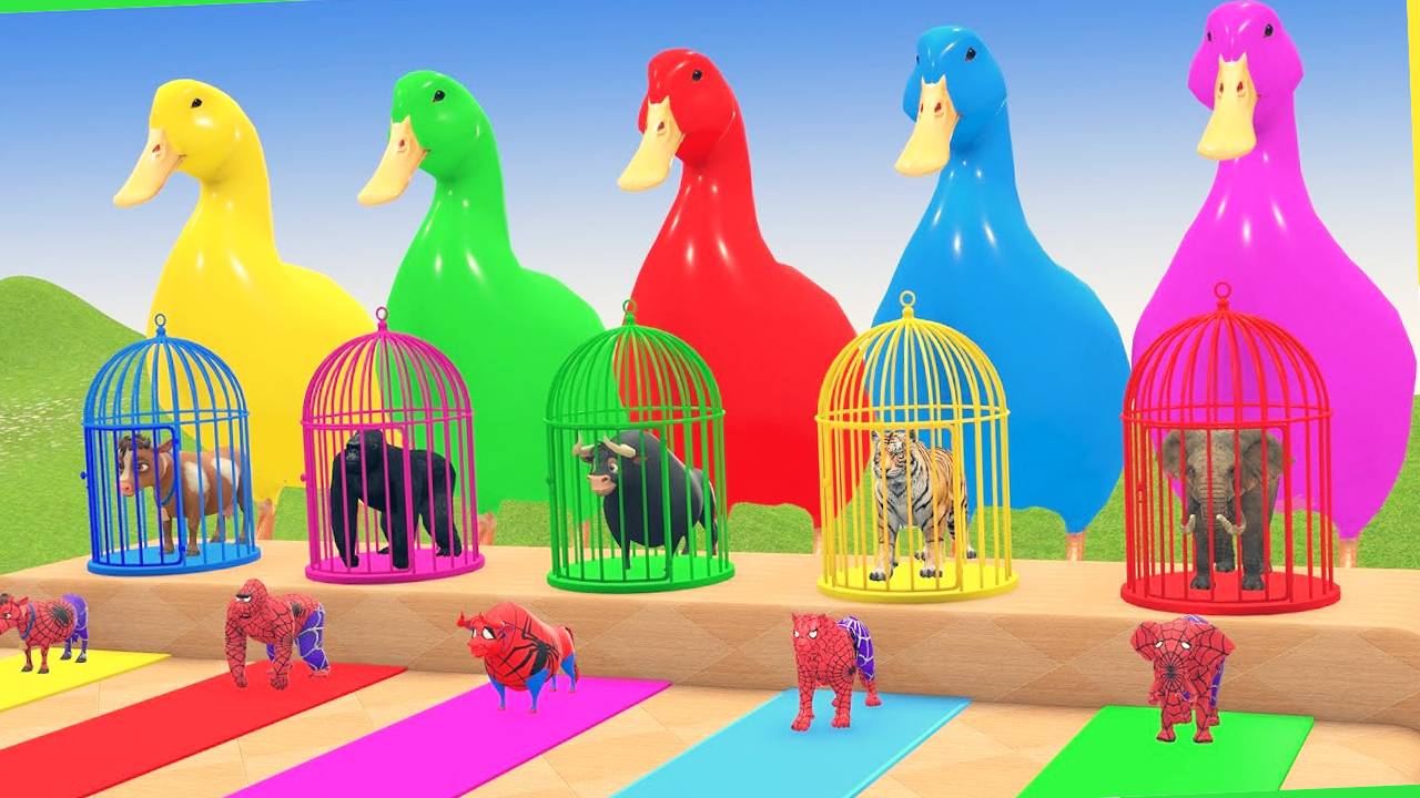 Мультики про уточек и яркие машинки. Мультики для малышей. Смотреть онлайн мультики про машинки. смотреть онлайн