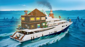 Живу в имбовом Доме на Корабле целый Вайп в Раст Rust