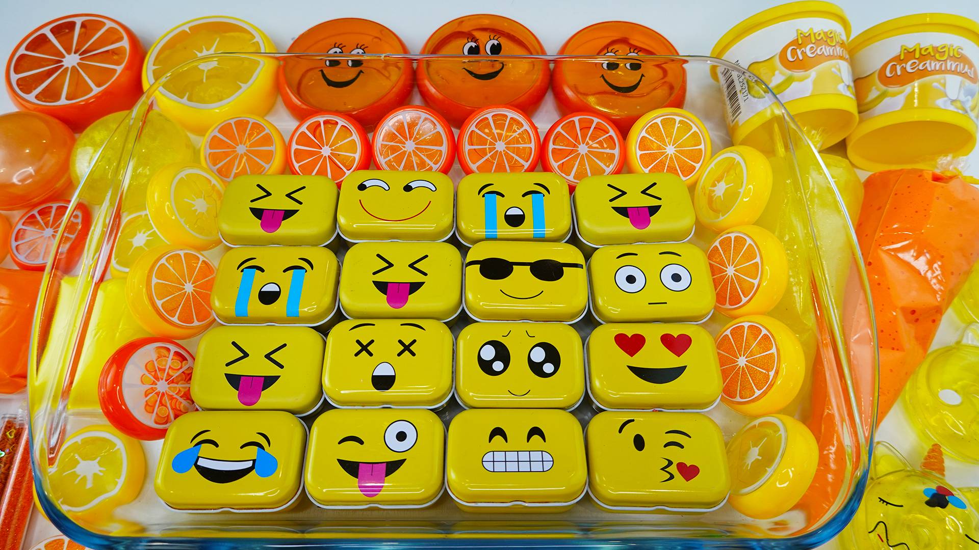 Апельсиновый слайм 🍊✨ | Яркий и ароматный! 💛 | Kitty Slime