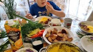 НАШ ВЕЧЕР, ПО МАГАЗИНАМ, ГОТОВКА🍕УЖИН.