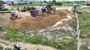 Строительство, засыпка, очередной участок