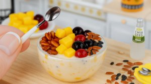 Мини Рецепт Смузи Боула! | Готовлю Смузи Боул на Крошечной Кухне |Мини Кухня