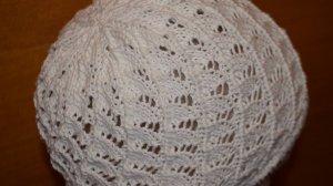 Детская летняя шапка "Морские ракушки"