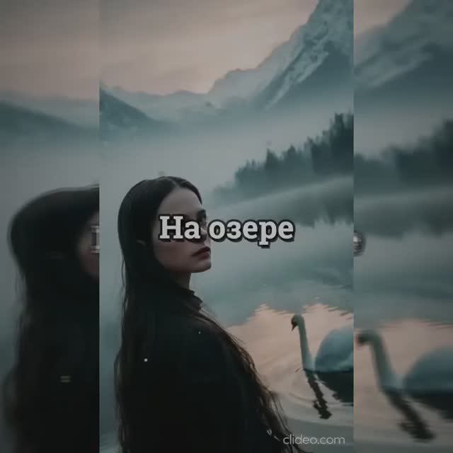 На озере (стихи, монтаж В. Мучкин, песня, исп. ИИ)