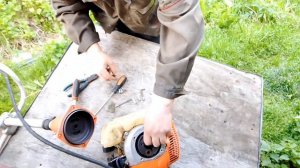 замена сцепление триммер бензокосилка мотокоса поломка сцепления на триммере бензокосилки