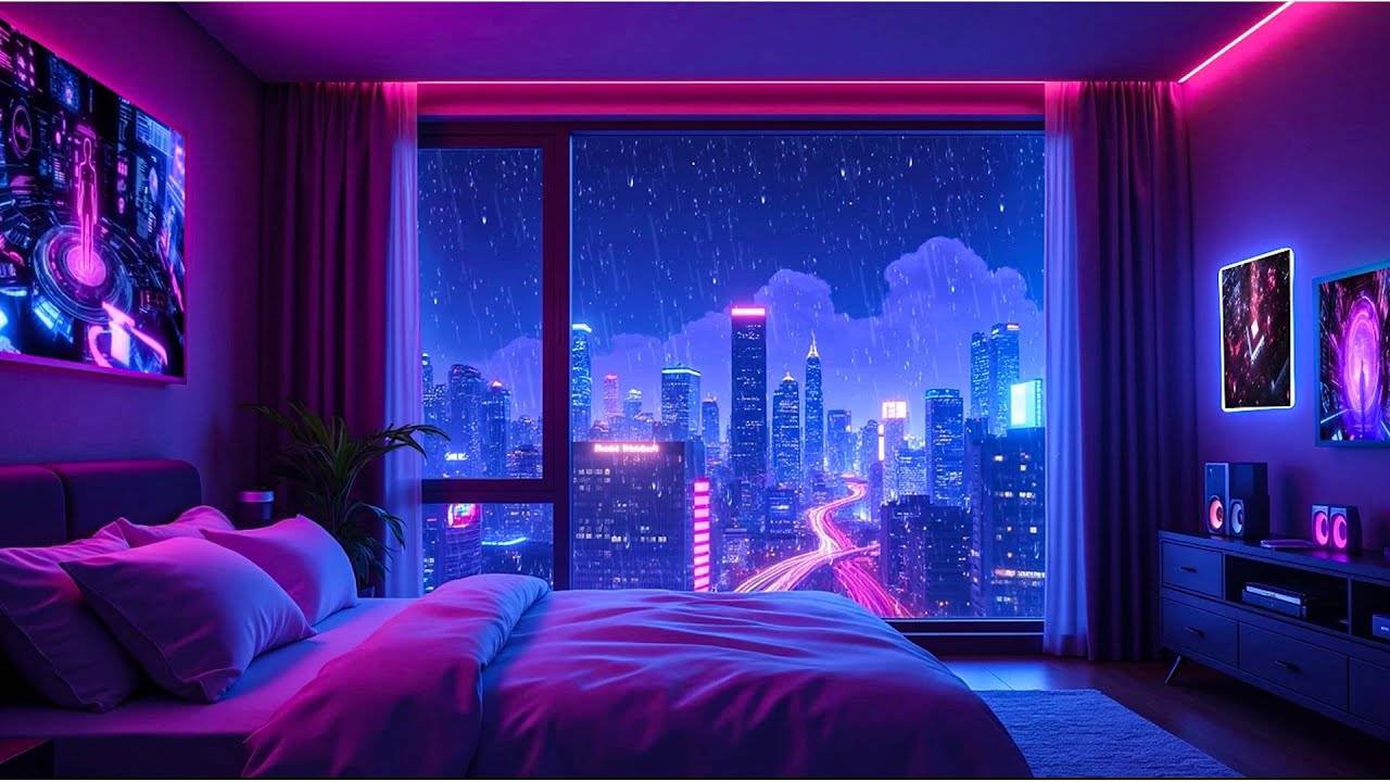 1980s Lofi Hip Hop Beats 🎶 Study & Chillhop Rain Music ☔️ Lofi Rain Playlist смотреть онлайн