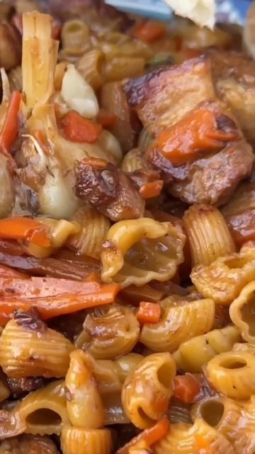 Плов из макарон! Вкуснее чем с рисом!переходите по ссылке! #мясныедвижения #пловрецепт #еда