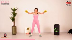 Brazos DELGADOS y DEFINIDOS   Elimina Alas de Murciélago en 15 MIN   QUEMAGRASAS ®