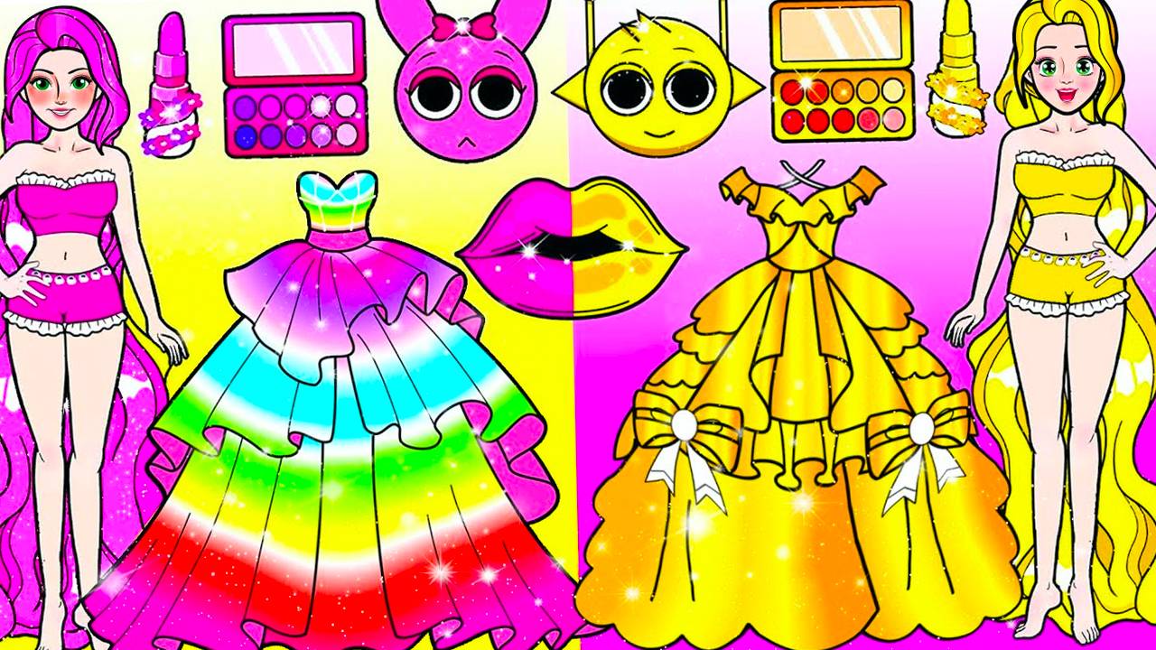 Мультики для девочек🐾 Барби плохая и хорошая 🐾 Мультики про куколки для малышей