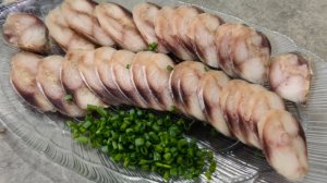 Мурманское сало из скумбрии / Готовлю мурманское сало из скумбрии с чесноком в домашних условиях