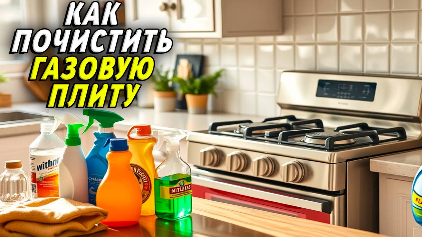 Как почистить газовую плиту