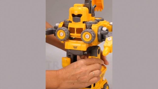Робот трансформер c отверткой машинки 5в1 для мальчика TrendToys TT139 смотреть онлайн