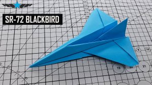 Я построил гиперзвуковой самолет SR-72 ... используя только бумагу!