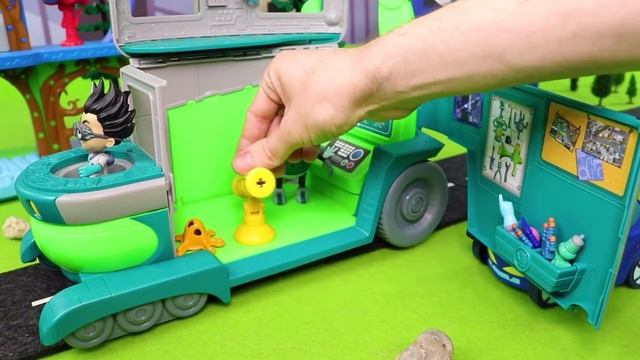 Экскаватор, пожарные машины, мусоровые грузовики, трактор и полицейские машины для детей для детей смотреть онлайн