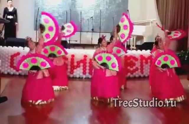 Корейский танец с веерами ⁄ Корейское танцевальное этно шоу представление ✔