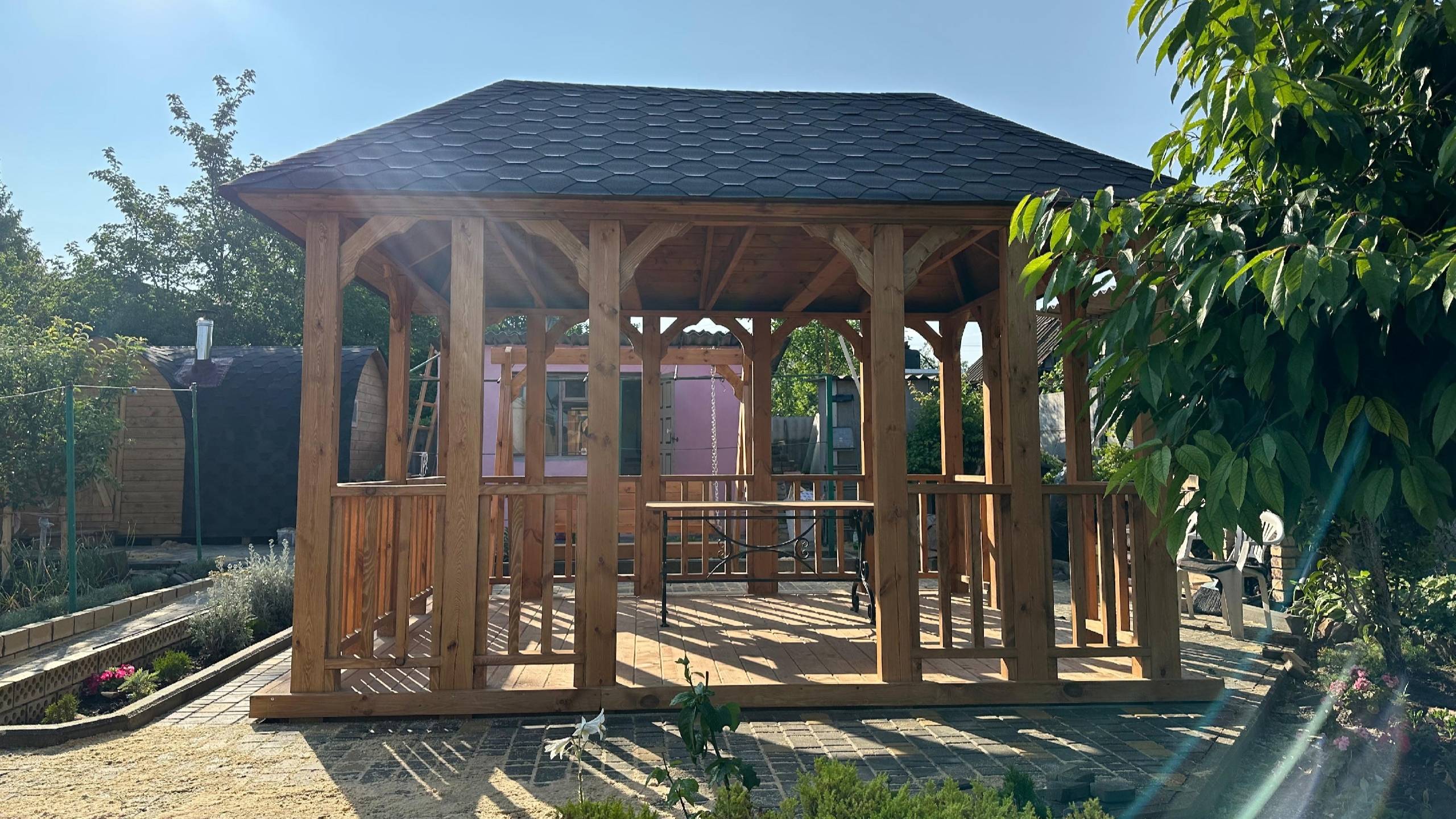 Беседка Govoroff 4.2х3.2 смотреть онлайн