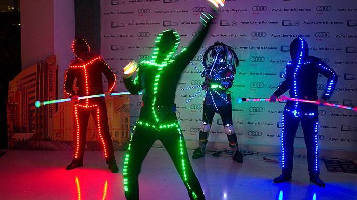 Световое электрическое шоу 