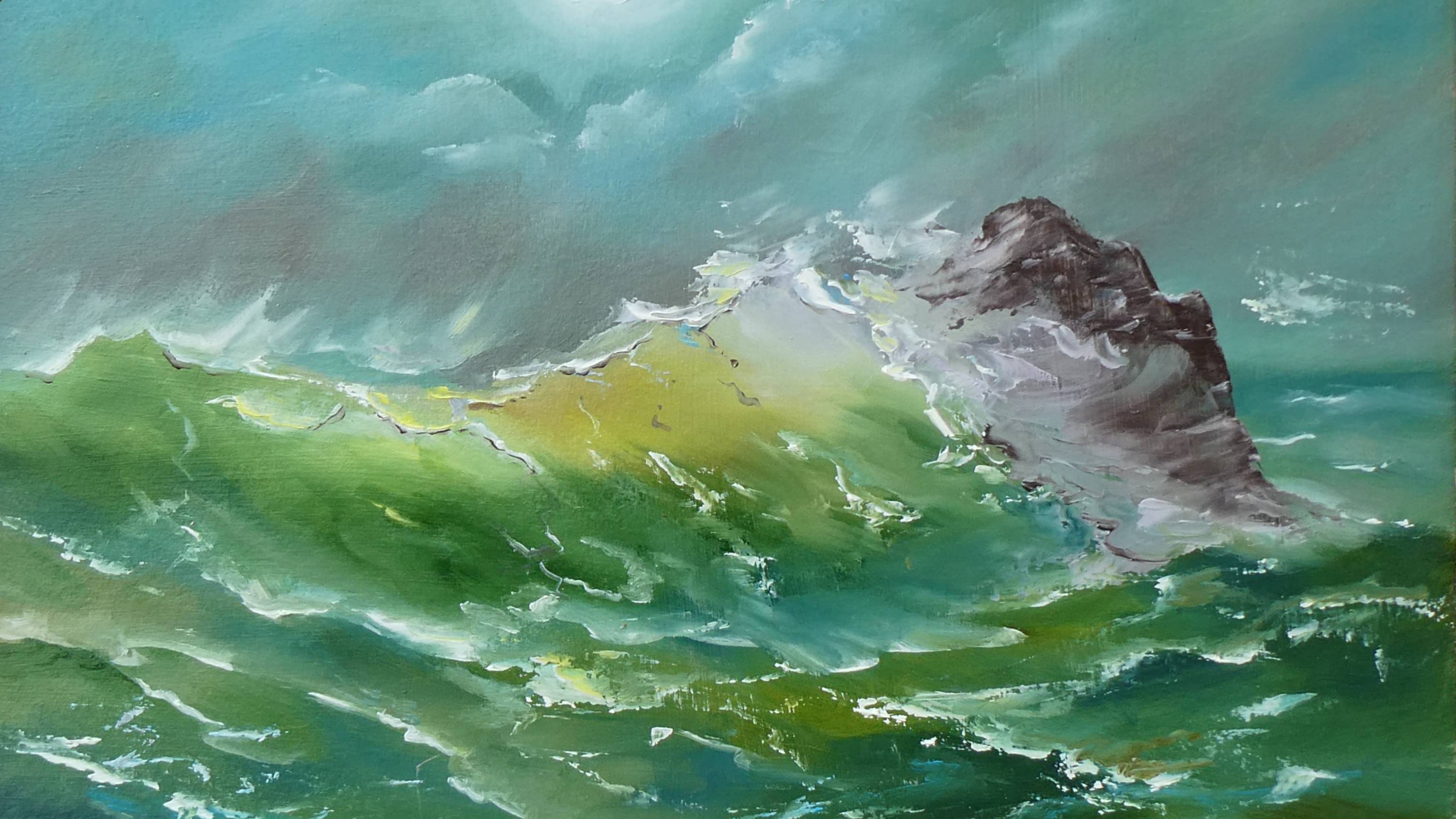 Художница Татьяна Прибыткова. Зеленоградск. 01 июня 2025 г.