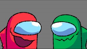 Red and Green play roulette (lovely game) - FNF: Imposter V4 Animation